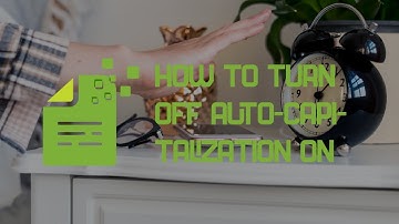 How to Turn Off Auto-Capitalization on Google Docs