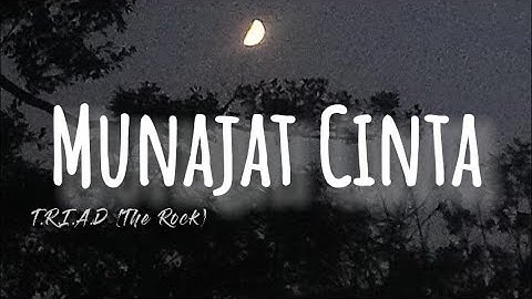 Munajat Cinta - The Rock (Lyrics)