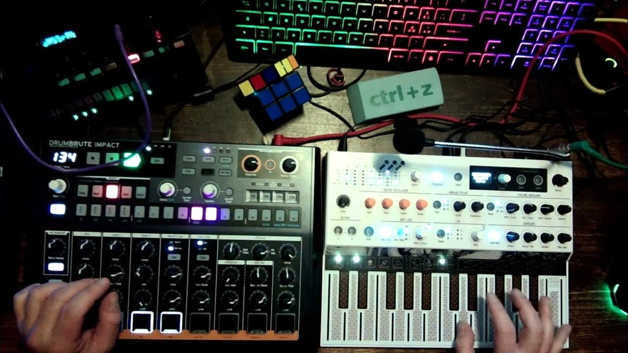 New York 134BPM Synthpop Drumbrute Impact Microfreak Volca FM 2