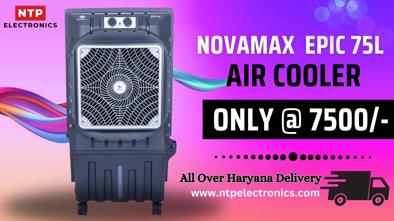 Novamax Epic 75L Air Cooler 🤩7500 Best Budget Air Cooler NTP