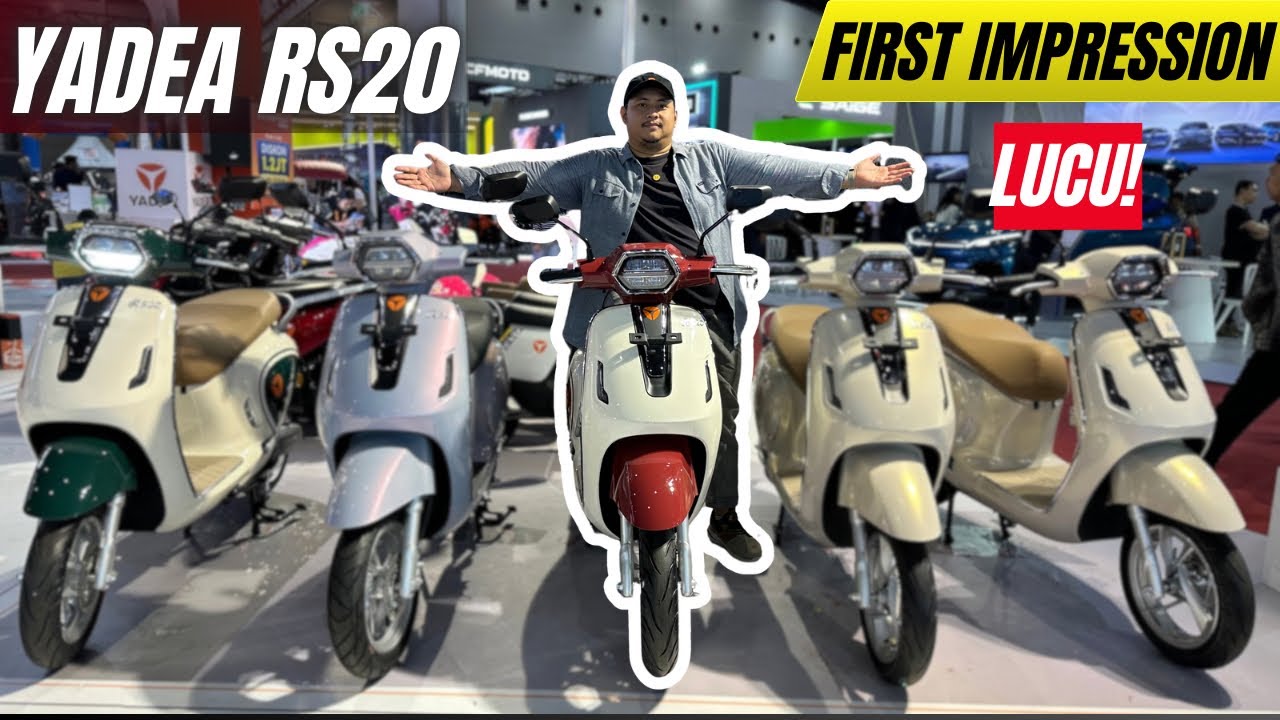 MOTOR LISTRIK YANG WARNANYA LUCU ‼️ First Impression Yadea RS20