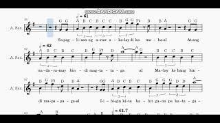 Nobita - Ikaw Lang _ Key of G _ for Eb instruments