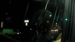 NJ Transit Bus Ride at Night