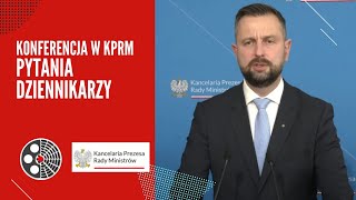 KPRM: Konferencja - pytania dziennikarzy