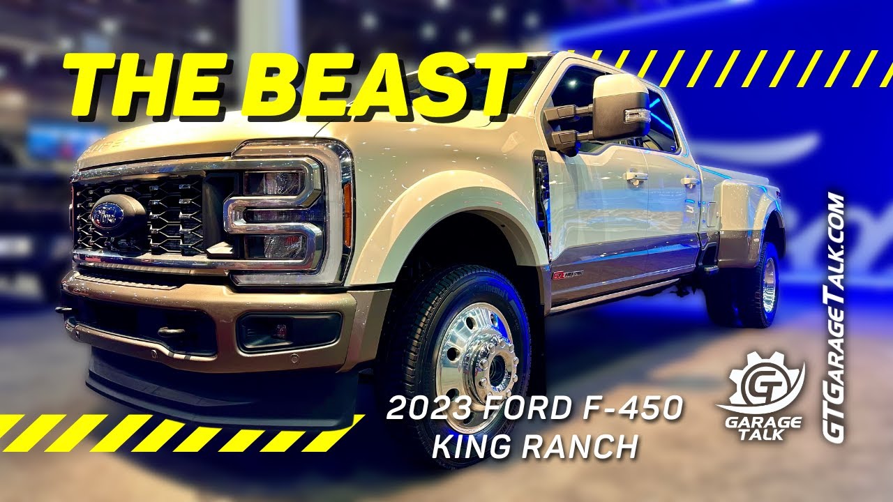 2023 Ford F450 Super Duty King Ranch Powerful and Luxurious YouTube