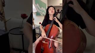 #Cello Guo, I’m #Bach! 🤓 Potato Guo evening practice