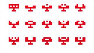 1-75 . (7x7) │ pixel characters & logo design ideas