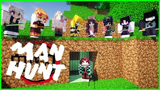 Minecraft Manhunt but it's Demon Slayer | Kimetsu no Yaiba Mod