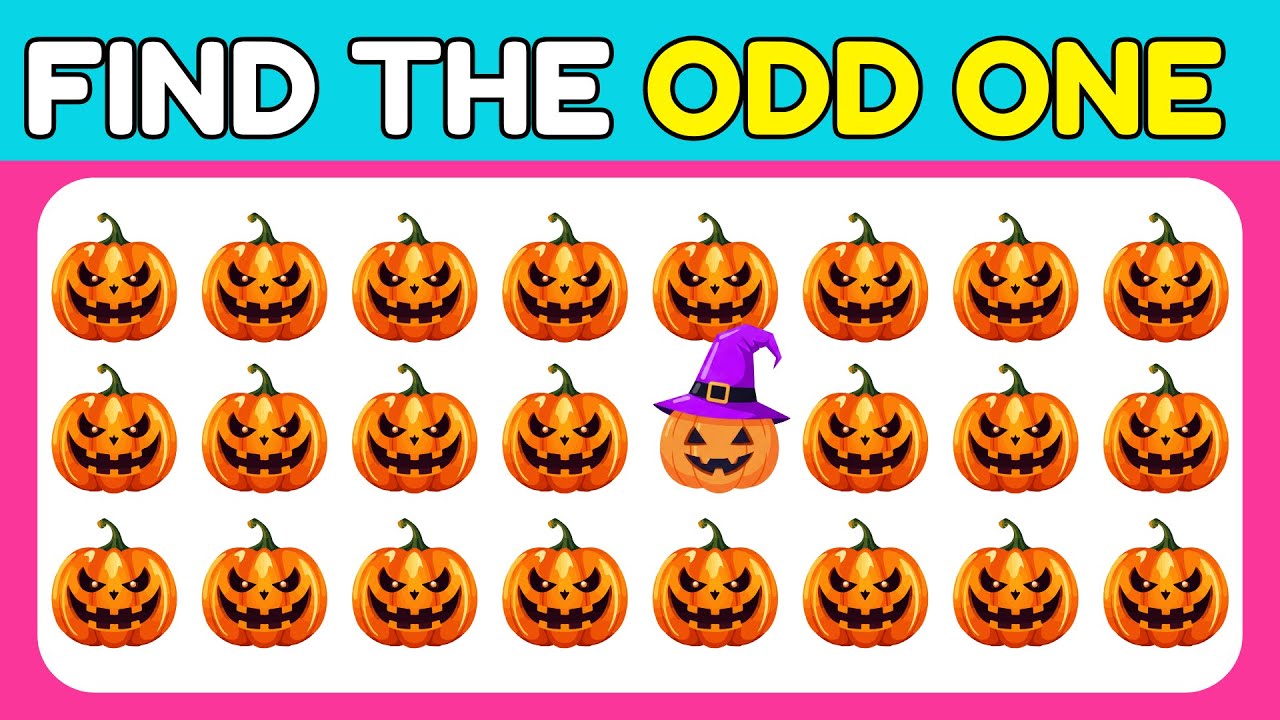 Find the ODD One Out 🎃 | 👻 Halloween Edition