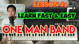 Paano mag one man band | How to one man band tutorial | Basic and easy tutorial | Keyboard only