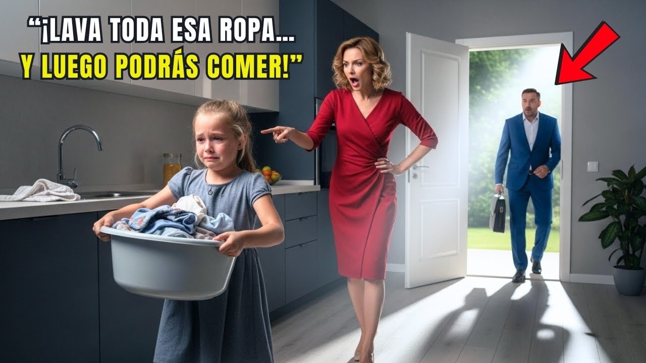 La Niña Obligada a Servir en su Casa — El Padre Millonario Descubrió la Verdad y lo Cambió Todo