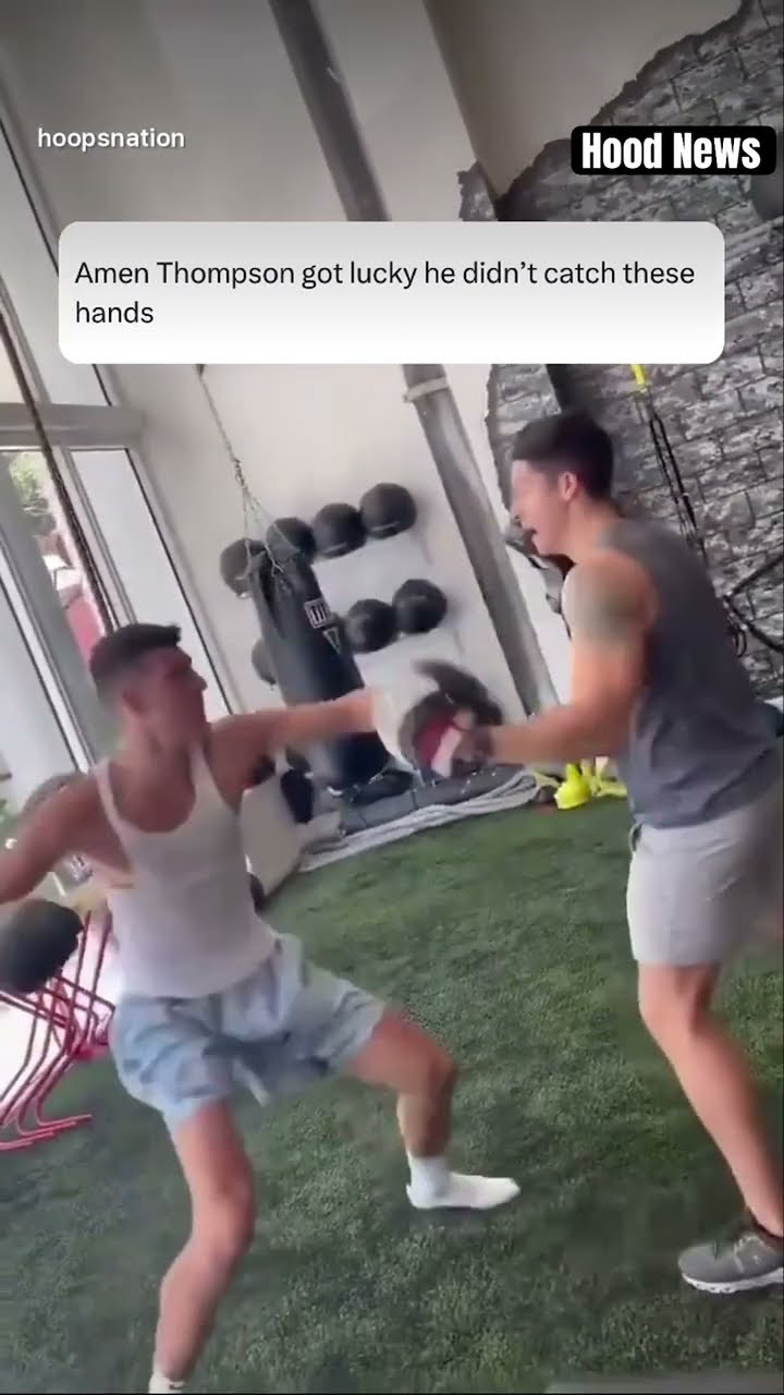 Lucky he didn’t catch these hands #hoodnews #tylerherro #boxing #sparring #workout #fitness #boxer