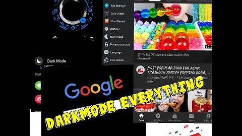 DARKMODE EVERYTHING/Facebook/Google/Messenger/Google/Youtube
