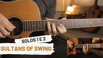 APRENDA a tocar os 2 SOLOS da música "SULTANS OF SWING" da banda DIRE STRAITS