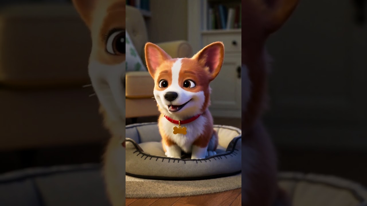When Corgi Wakes Up Ready to Play 🐶 