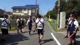 20140913 1007やわたんまち神明町の山車町内廻り中央公園