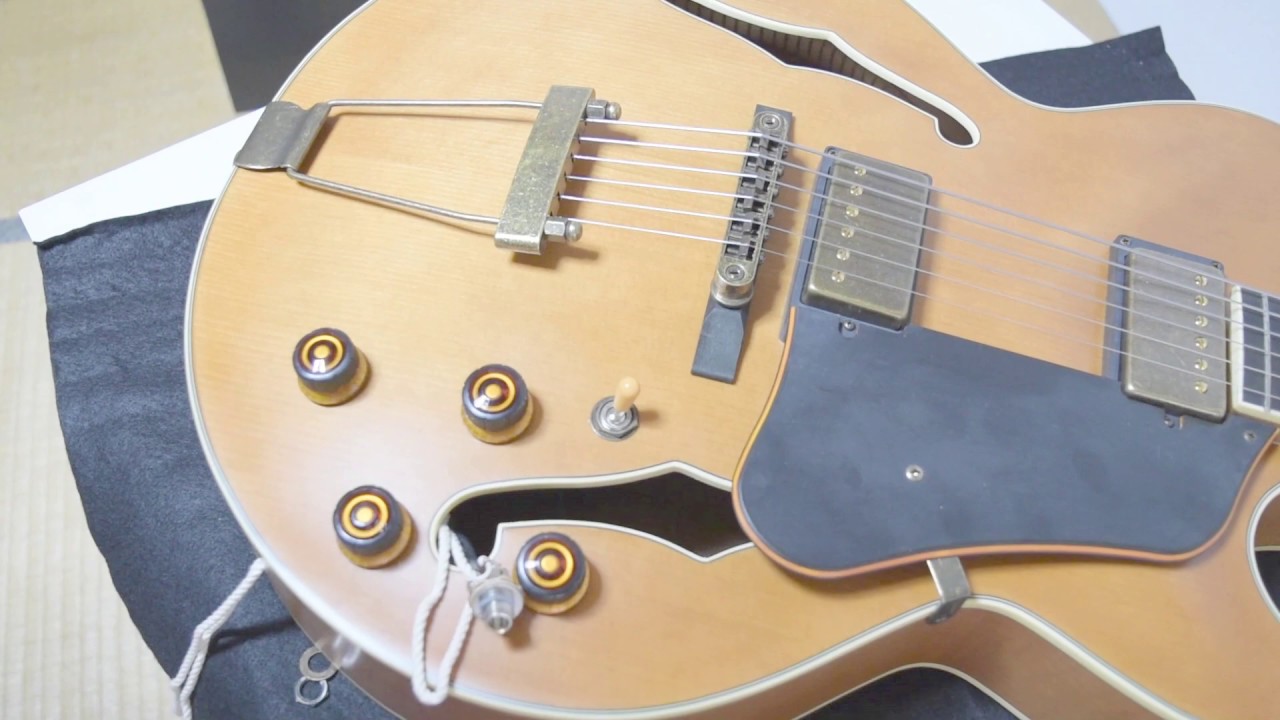 How to Repair the Jack in Hollow Body Guitarフルアコのジャック落ち