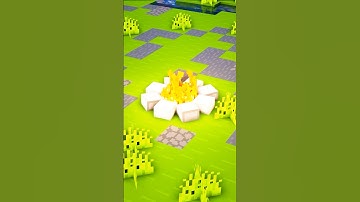 How to Make a Realistic Campfire in Minecraft #shorts
