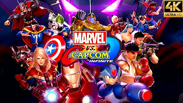 Marvel vs Capcom Infinite - Full Game Longplay (4K 60FPS)