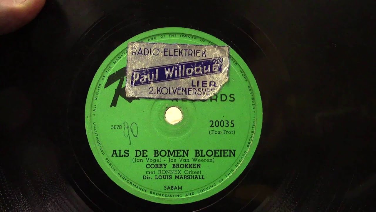 Corry Brokken: Als de bomen bloeien. (ca 1957). - YouTube