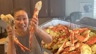 5kg 대왕 킹크랩 다리 먹방 King Crab  Legs Mukbang