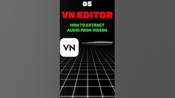 Extract Audio From Videos 🔊 | VN EDITOR | TECHRIX | #smartphone #tutorial #trending #shorts