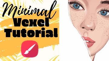 MINIMAL VEXEL ART TUTORIAL (Infinite Painter)
