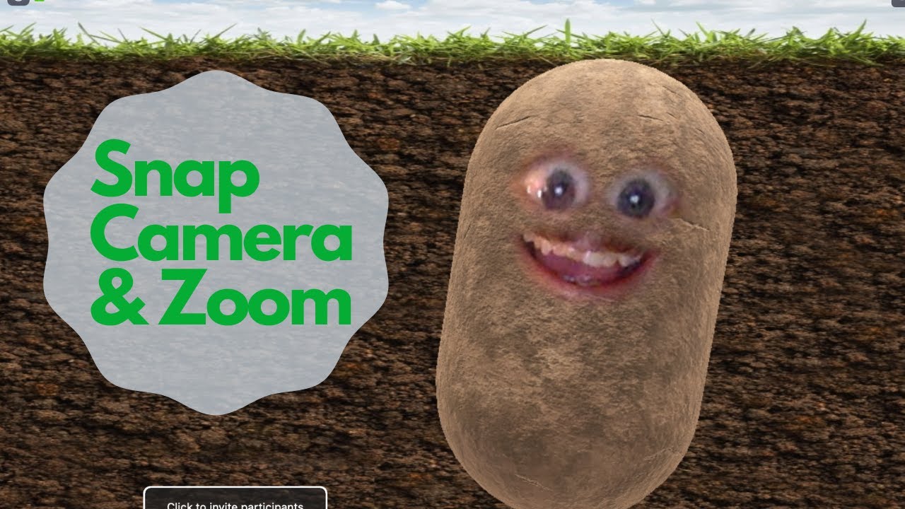 Make Yourself Into A Potato On Zoom With Snap Camera Youtube