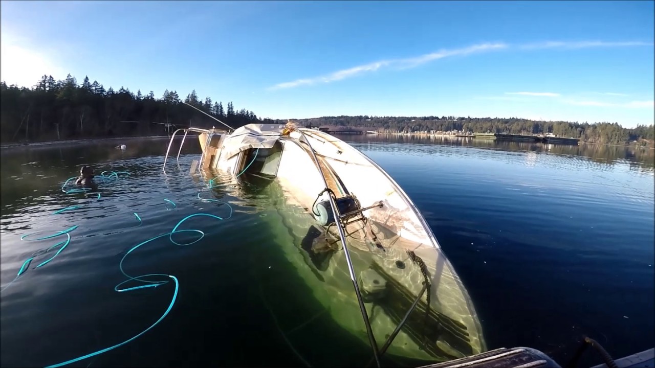 Boat Salvage in the Puget Sound YouTube