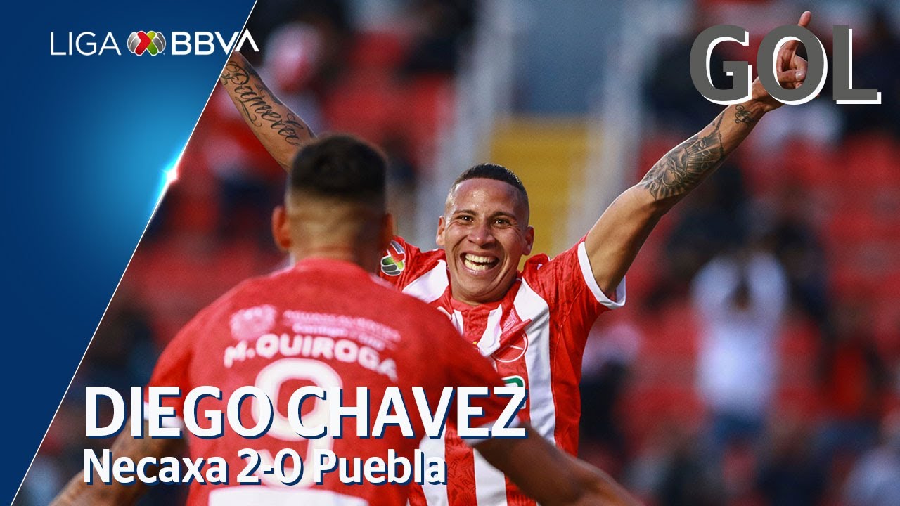 Gol de D. Chávez | Necaxa 2 - 0 Puebla | Liga BBVA MX - CL 2020 ...