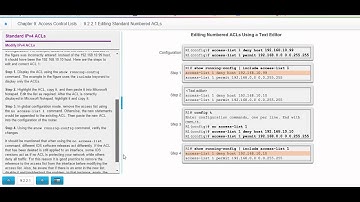 NET 126 Chapter 9 Standard IPv4 ACLs