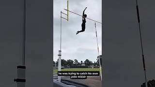 The catch at the end 🔥#shorts #polevaulting #sports #fyp (via chris_sampy/IG)