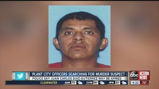 Plant City officers searching for murder suspect