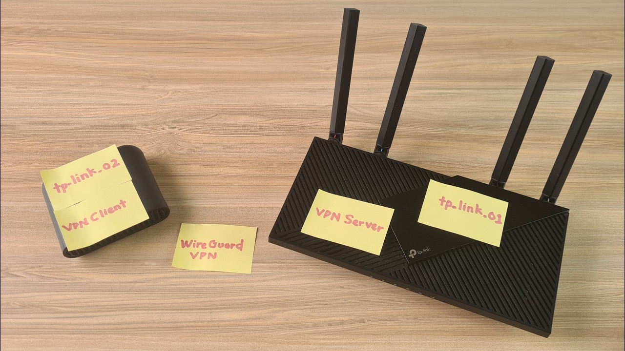 Connect two TP-Link routers over the internet using WireGuard
