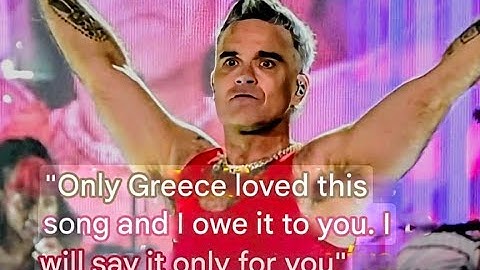 Robbie Williams - Me And My Monkey - Live 2025 in Athens, Greece at Panathenaic Stadium - 2-10-2025