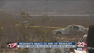 Sheriff Youngblood and residents react to the end of the Kelso Valley Manhunt