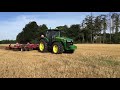 John Deere 8370R E23 Horsch Terrano FM Cultivating