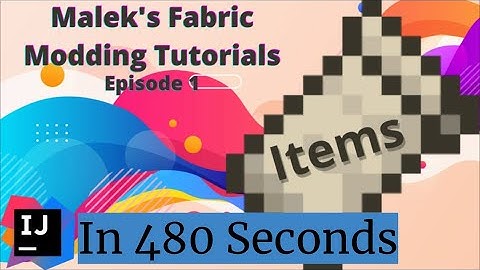 Fabric 1.16.4 Modding Tutorial : Items