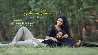 || Anudeep❤️Soniya || 4K Cinematic Shoot || Pre Wedding Shoot|| PachandanameSong ||Vinnu Creations||