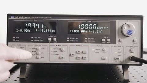 LDC-3726 Series Laser Diode Modulation Setup