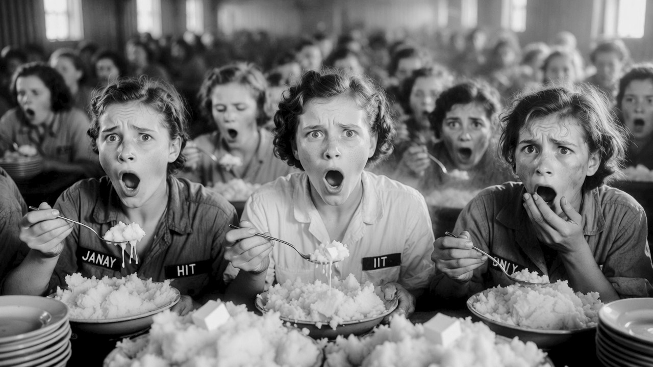 The Americans Said, “Mashed Potatoes and Butter” | Female German POWs Couldn’t Stop Eating