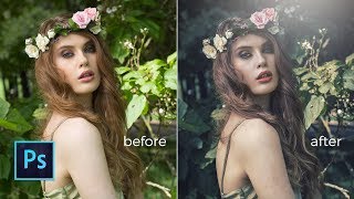 Photoshop cc Tutorial: Vintage effect in photoshop cc | How to use CAMERA RAW FIlter | Google Nik screenshot 2