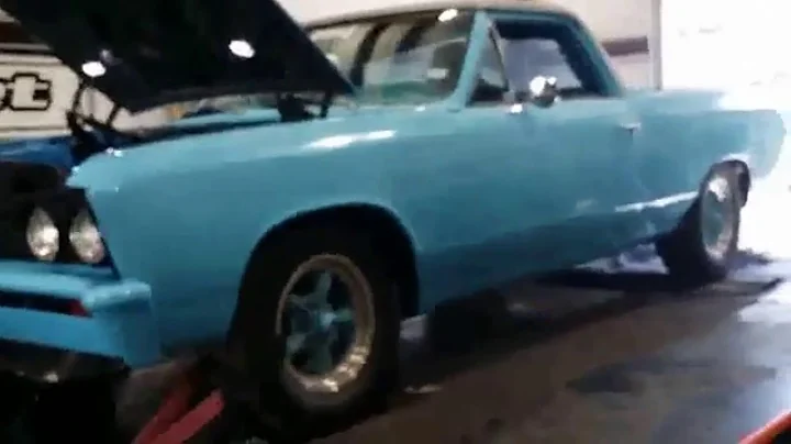 1967 ELCAMINO ON THE  DYNO