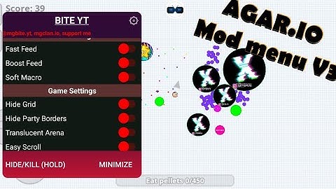 AGARIO MODMENU V3 X32 || SOFT MACRO BACK || ALL FREE, LINK IN DESCRIPTION