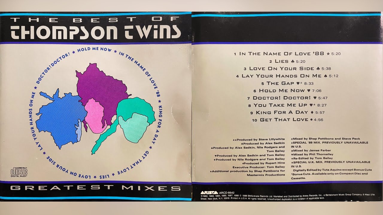 Thompson Twins - The Best Of Greatest Mixes [full album songs