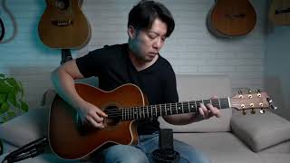 これギター１本で弾くんです。生徒さんリクエスト課題曲：Berkley Springs - Goske Omori (arr.Don Ross)