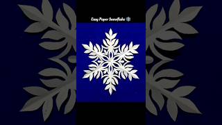 Paper Snowflake #kids #craft #shorts #trending #shortsfeed #youtubeshorts