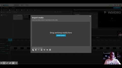 Importing videos into WeVideo