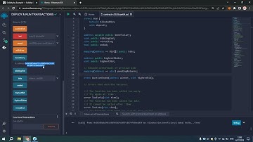 Solidity by Example Blind Auction Contract explain the concept part1