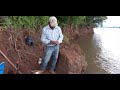 Pescando en el rio balsas en las Tinajas Gro.